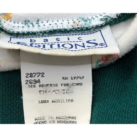 Vintage upcycled mock neck crop sweatshirt kitties and puppies kawaii sz S - Picture 6 of 6